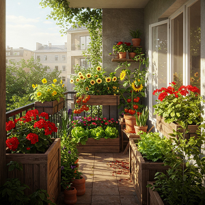 Read more about the article URBAN OASIS: A Guide to Balcony Gardens for Beginners