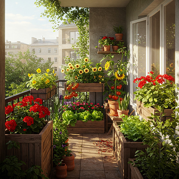 Read more about the article URBAN OASIS: A Guide to Balcony Gardens for Beginners